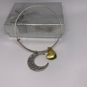 Gold and silver tone grandma bracelet.